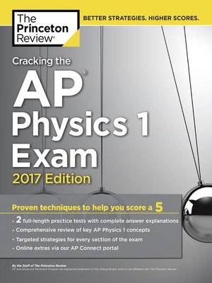 cover image of Cracking the AP Physics 1 Exam, 2017 Edition